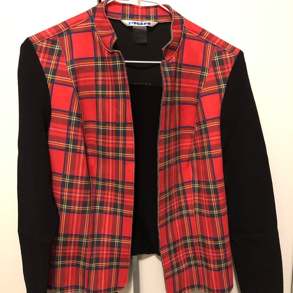 NWOT Nygard Red Tartan Plaid Swacket - Picture 2 of 5